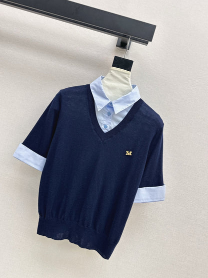 Ma 25ss knitted polo