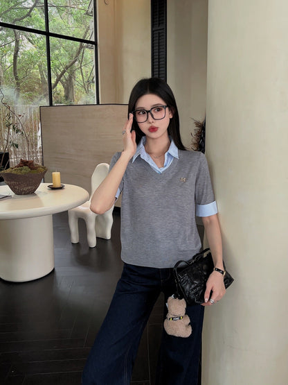 Ma 25ss knitted polo