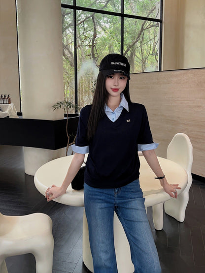 Ma 25ss knitted polo