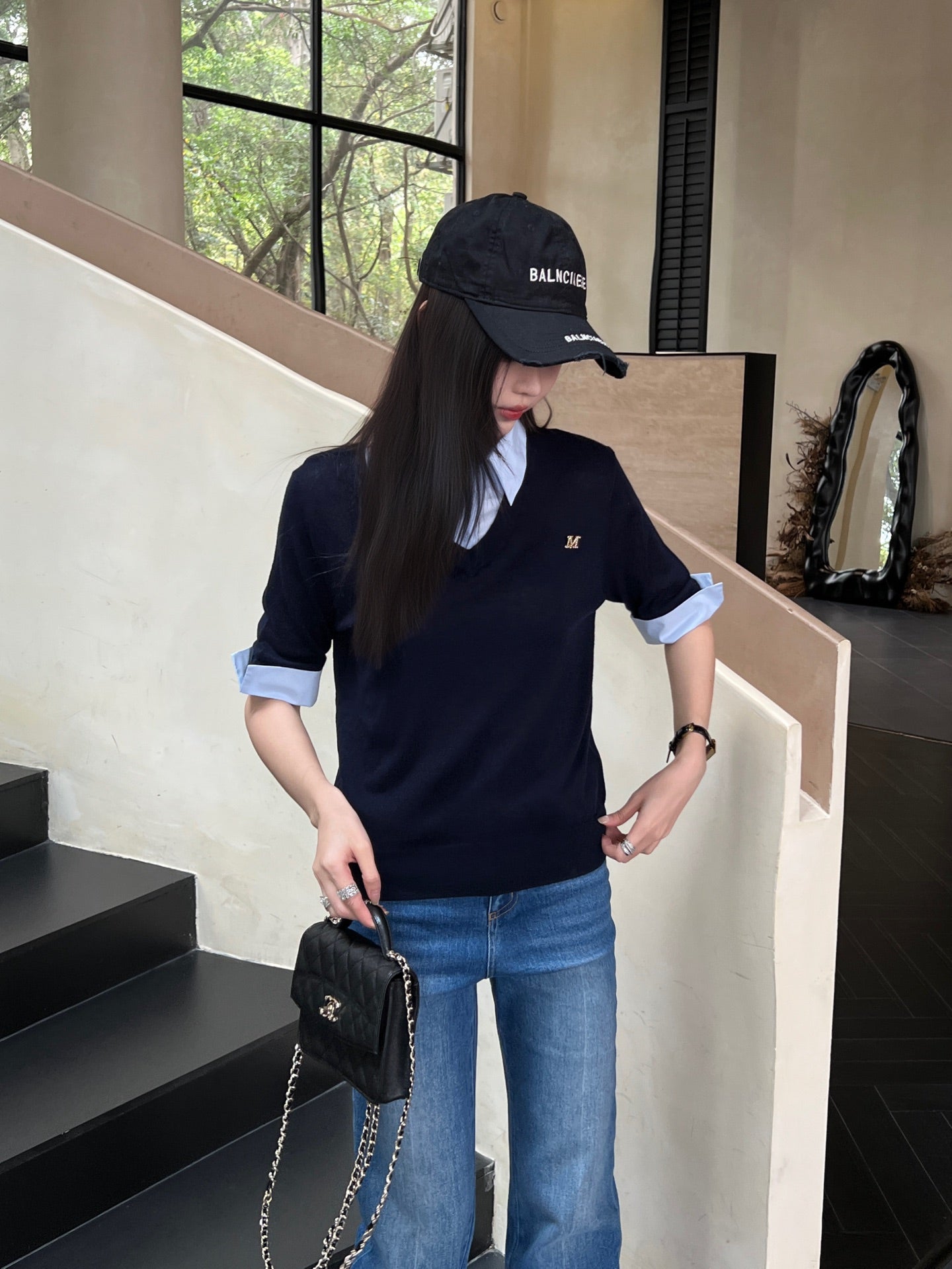 Ma 25ss knitted polo