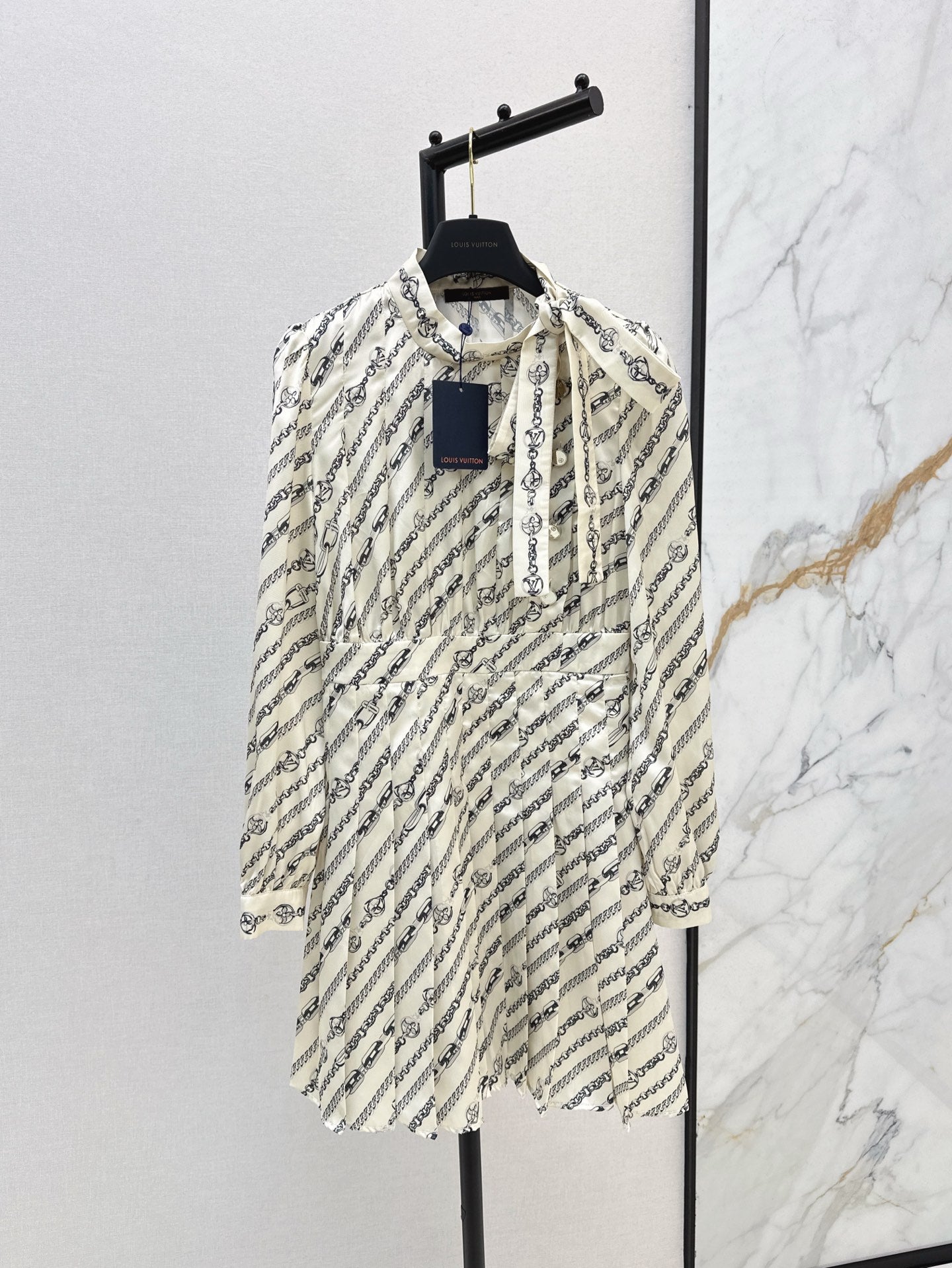 L 25ss printed dress