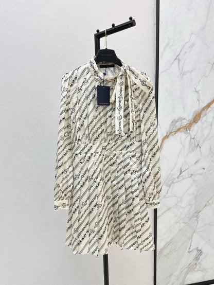 L 25ss printed dress