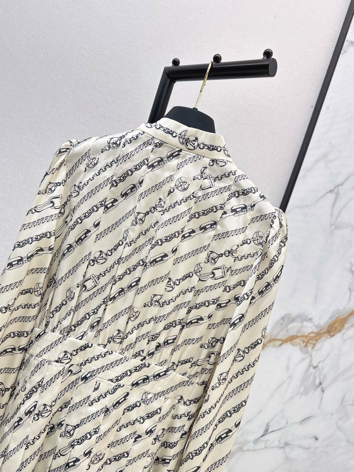 L 25ss printed dress