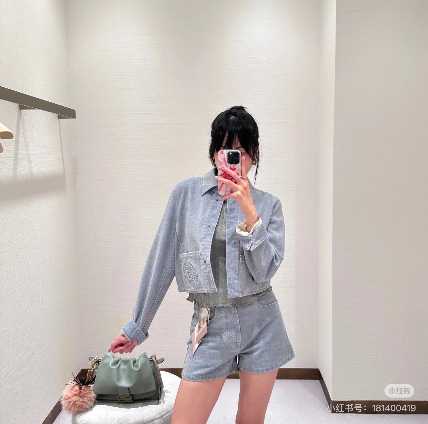 Fe 25ss denim jacket