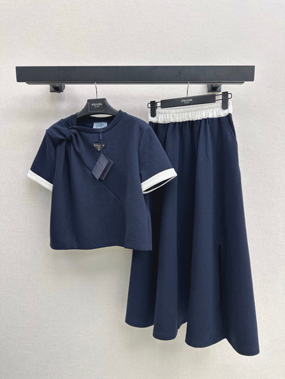 P 25SS TEE SKIRT SUIT