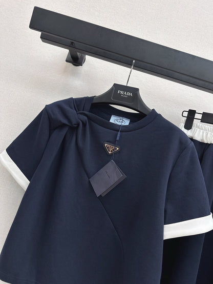 P 25SS TEE SKIRT SUIT