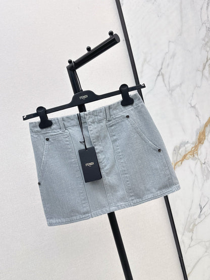 25ss denim skirt