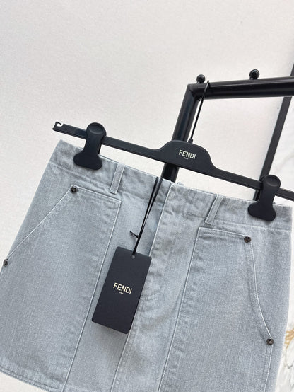 25ss denim skirt