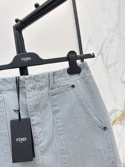 25ss denim skirt