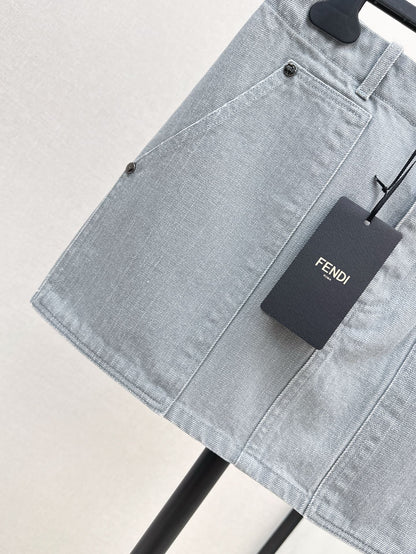 25ss denim skirt