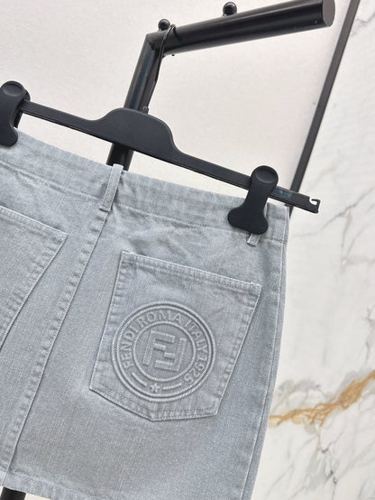 25ss denim skirt