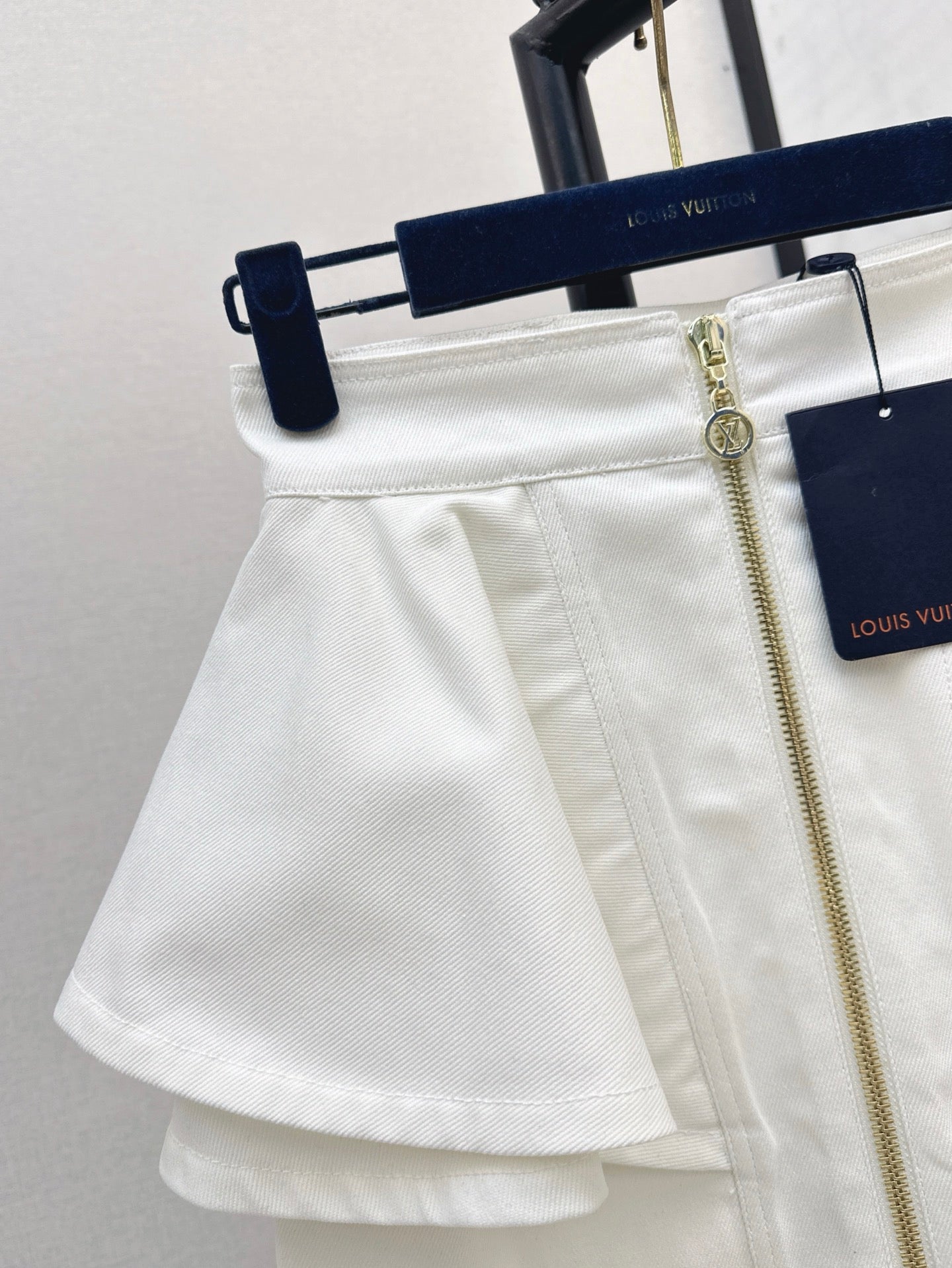 25ss ruffle denim skirt