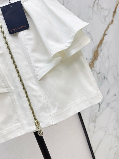 25ss ruffle denim skirt