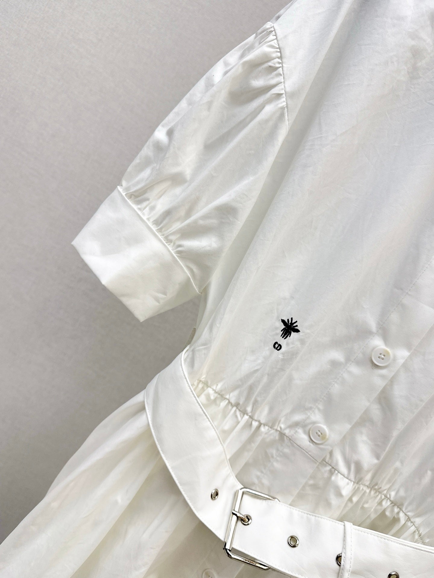 25ss beaded shirt dress