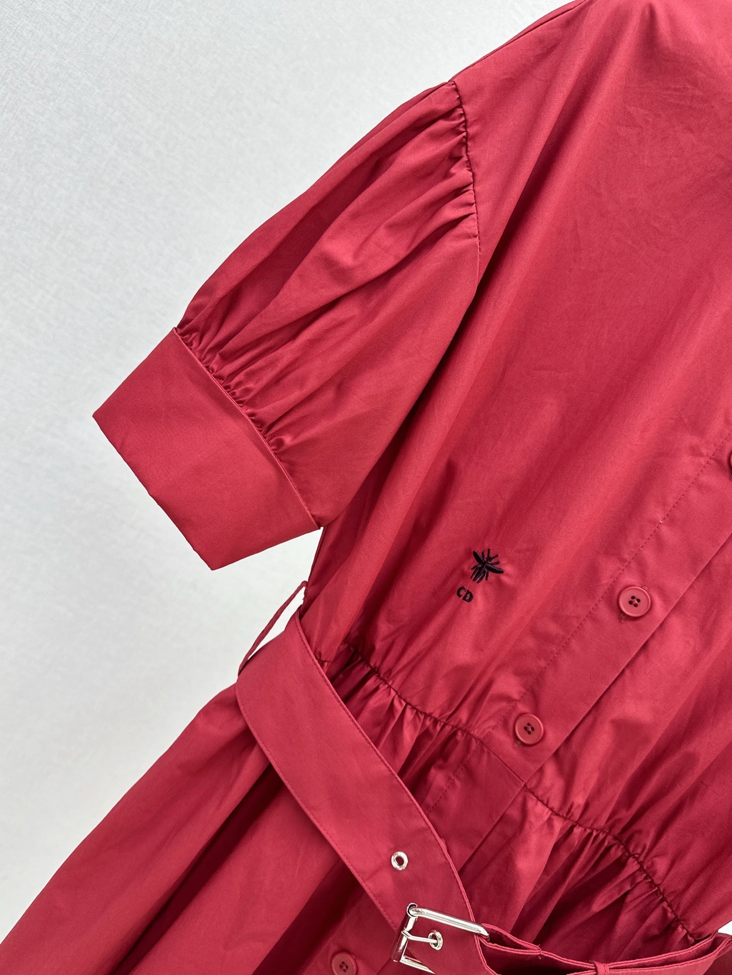 25ss beaded shirt dress