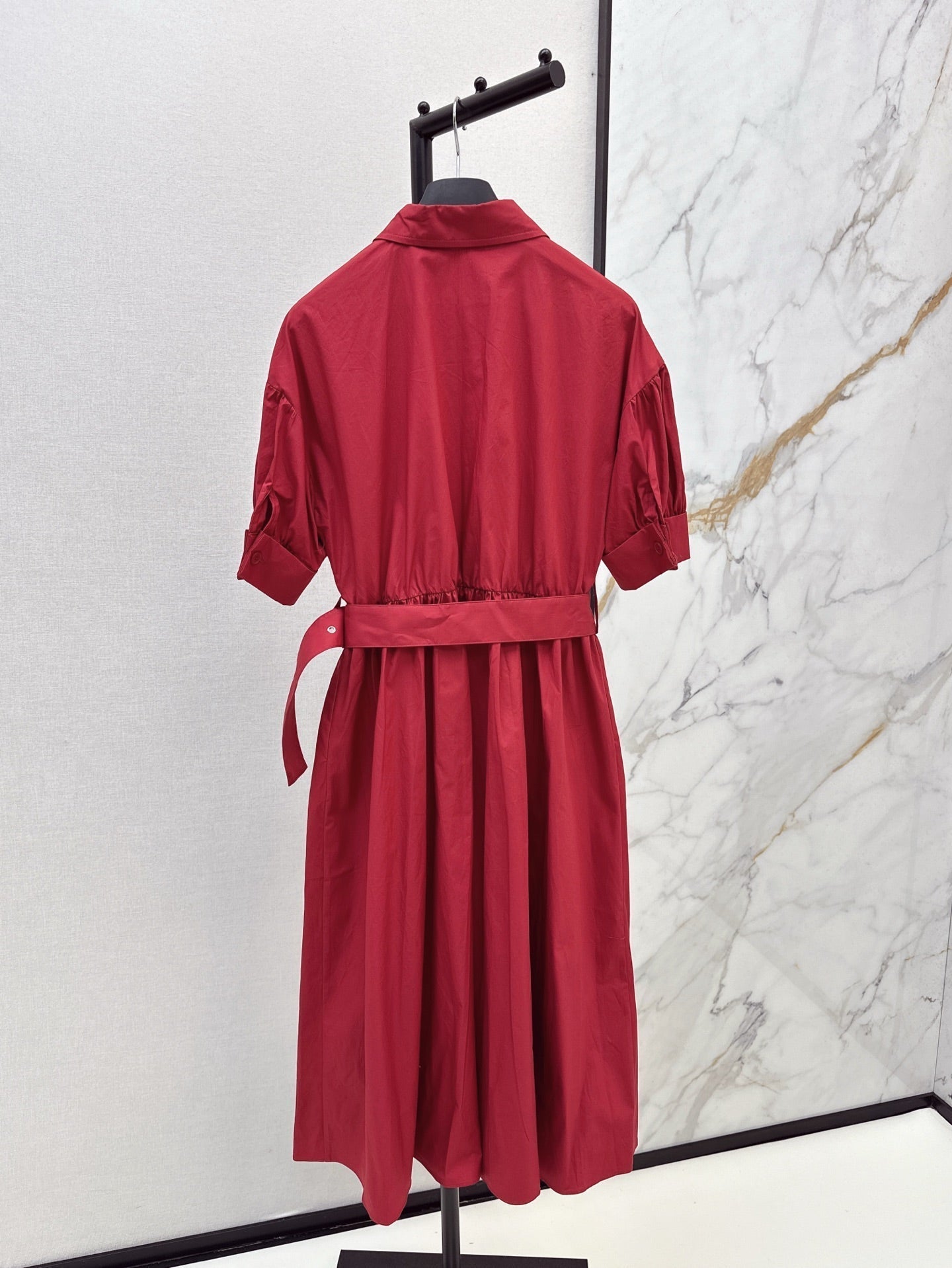 25ss beaded shirt dress