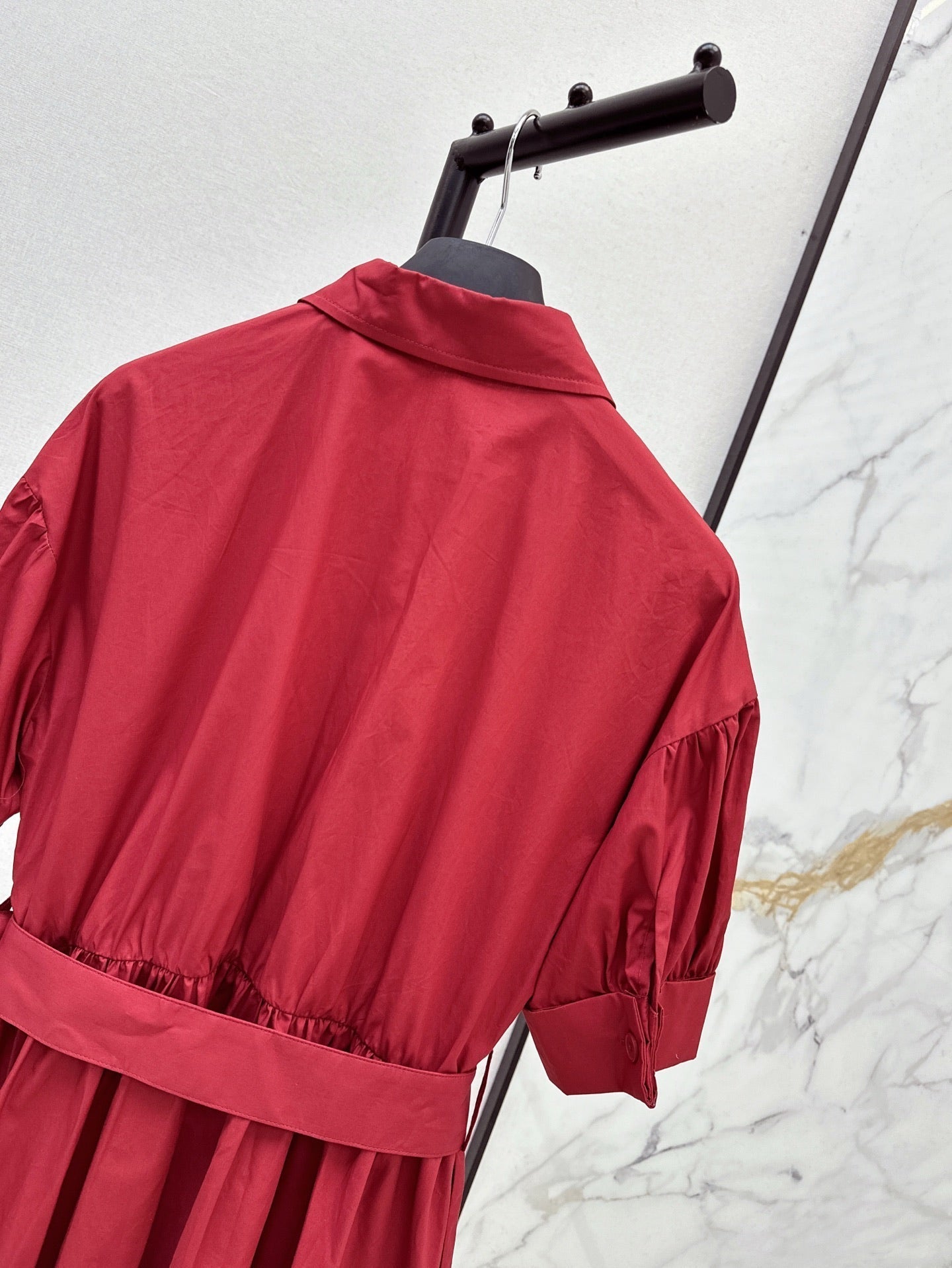 25ss beaded shirt dress