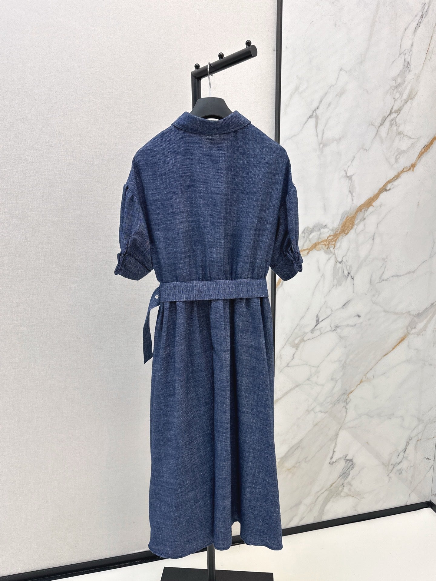 25ss beaded shirt dress