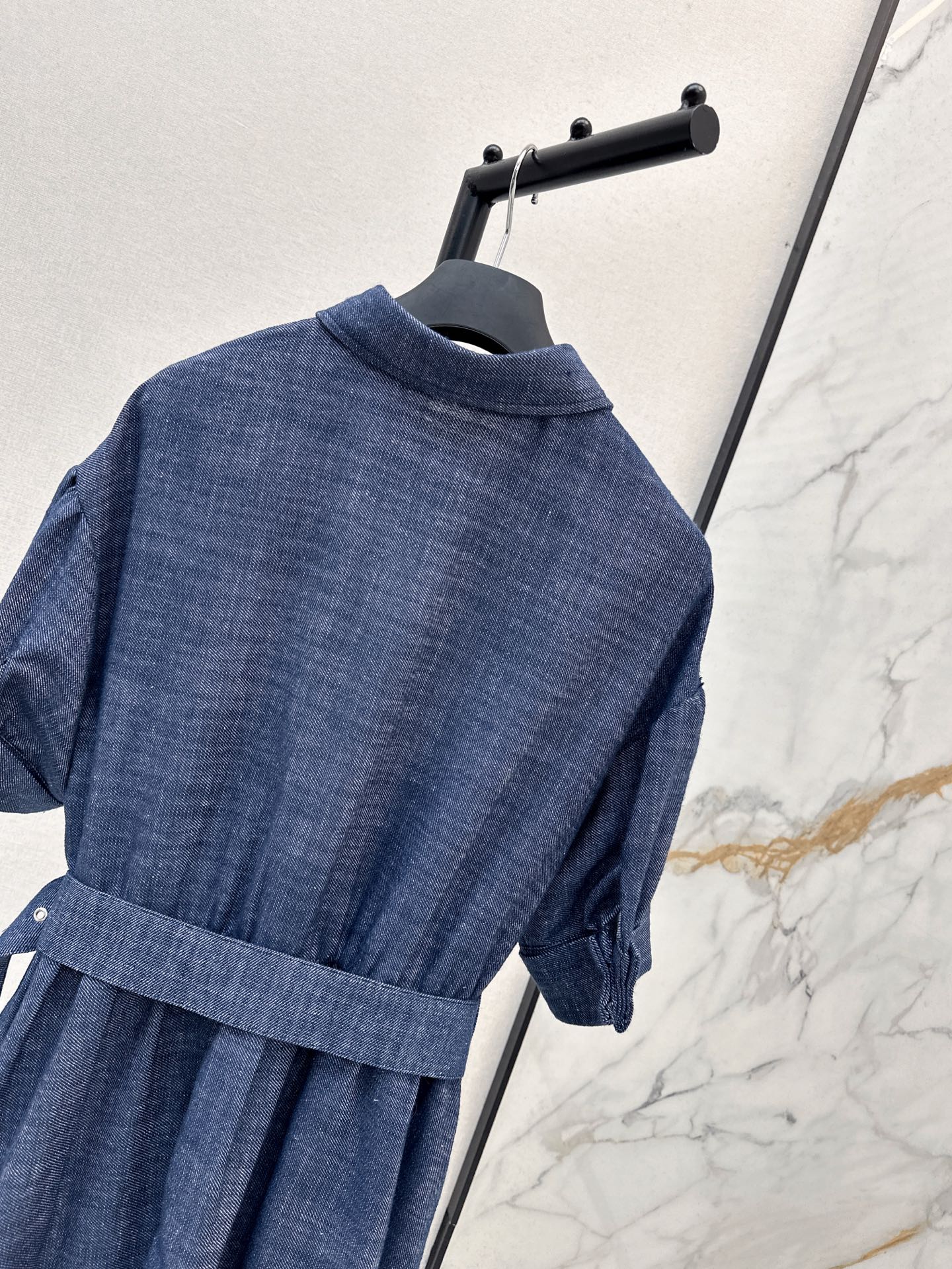 25ss beaded shirt dress