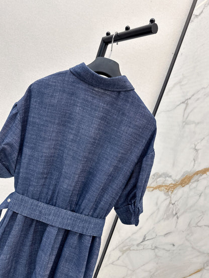 25ss beaded shirt dress