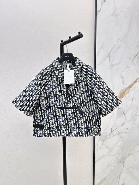 25ss jacquard smock shirt