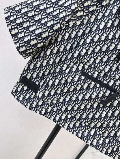 25ss jacquard smock shirt