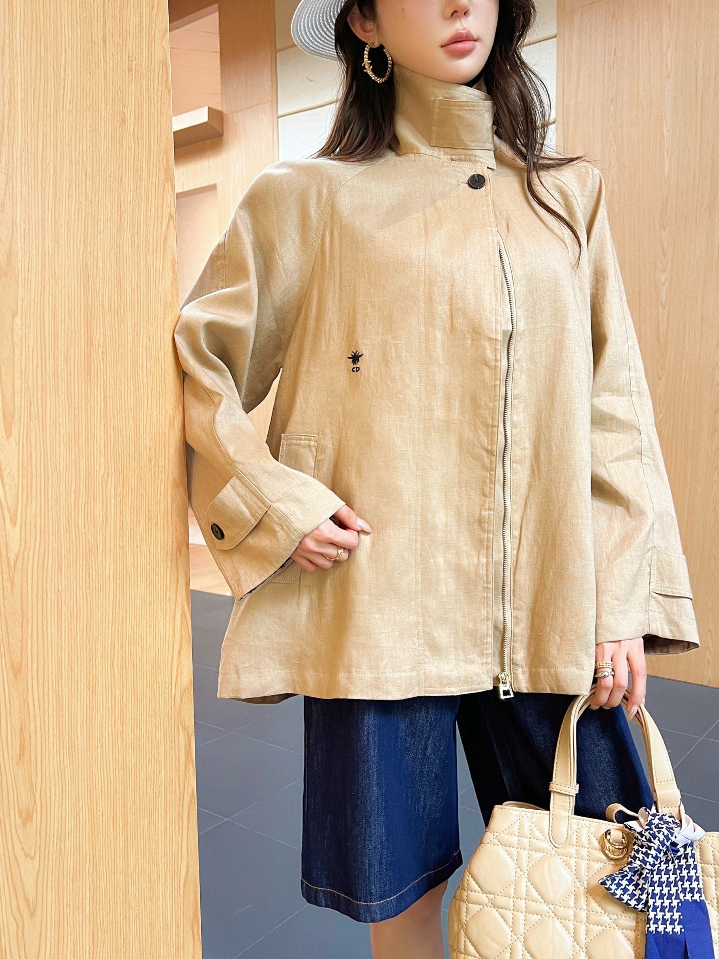 25ss Linen loose fit jacket