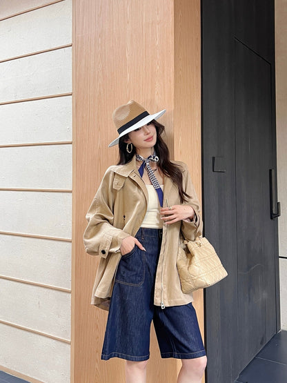 25ss Linen loose fit jacket