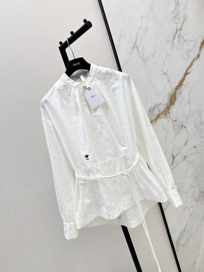 25ss drawstring shirt