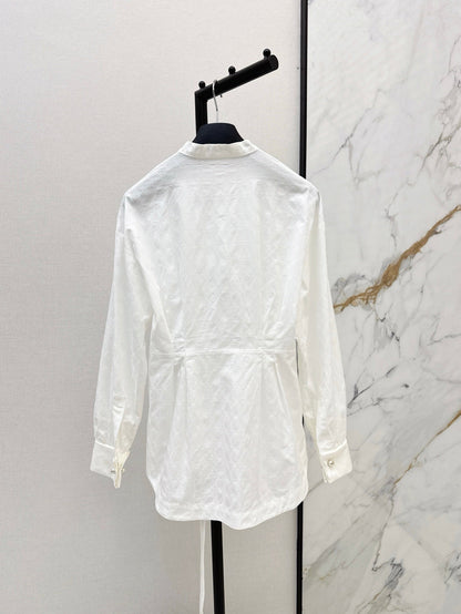 25ss drawstring shirt