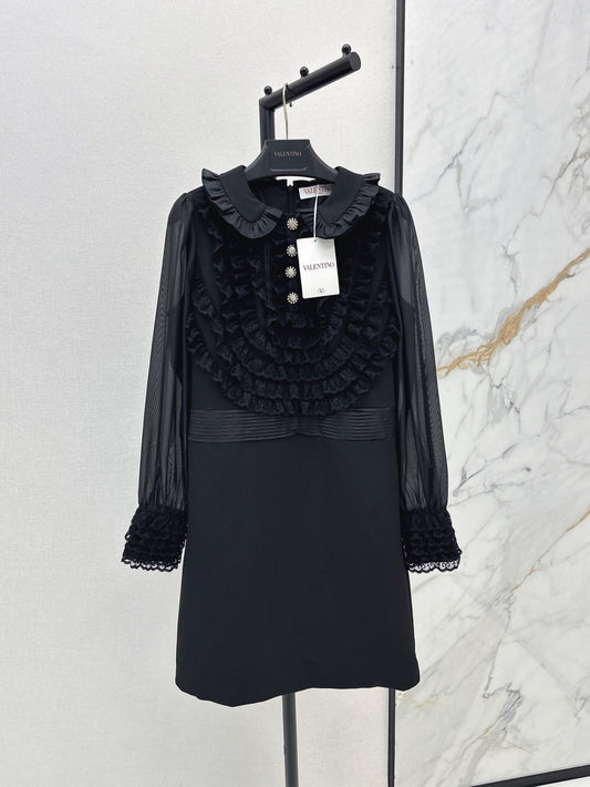25ss ruffle lace dress