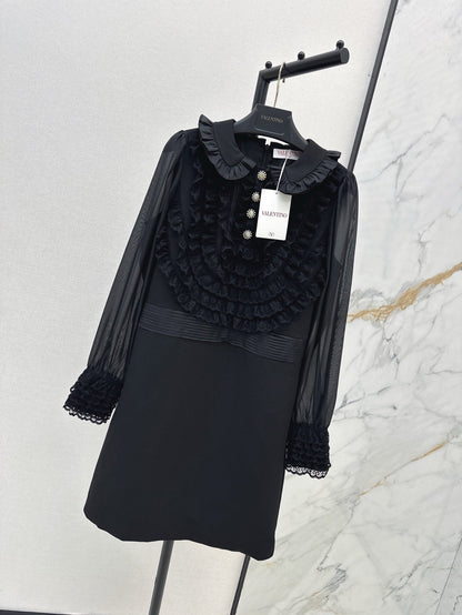 25ss ruffle lace dress