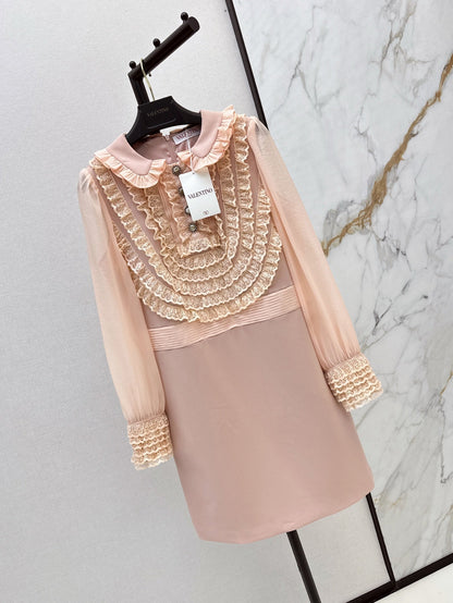25ss ruffle lace dress