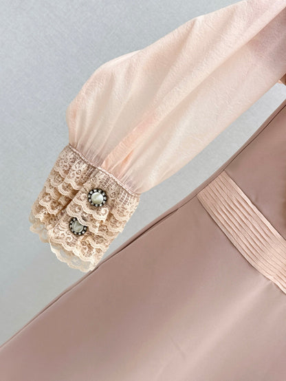 25ss ruffle lace dress