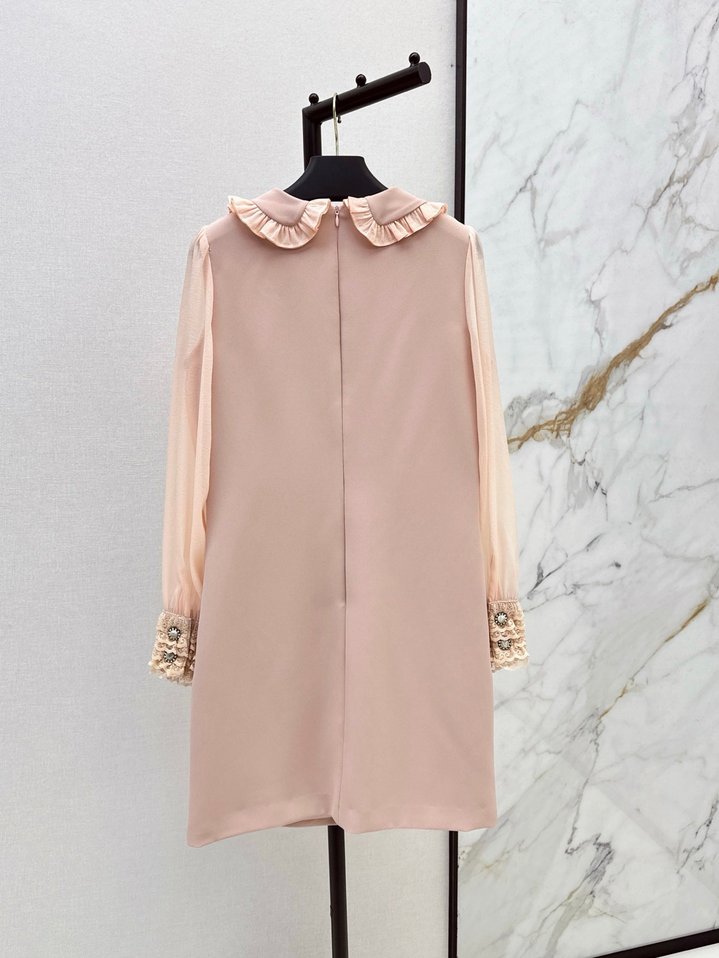 25ss ruffle lace dress