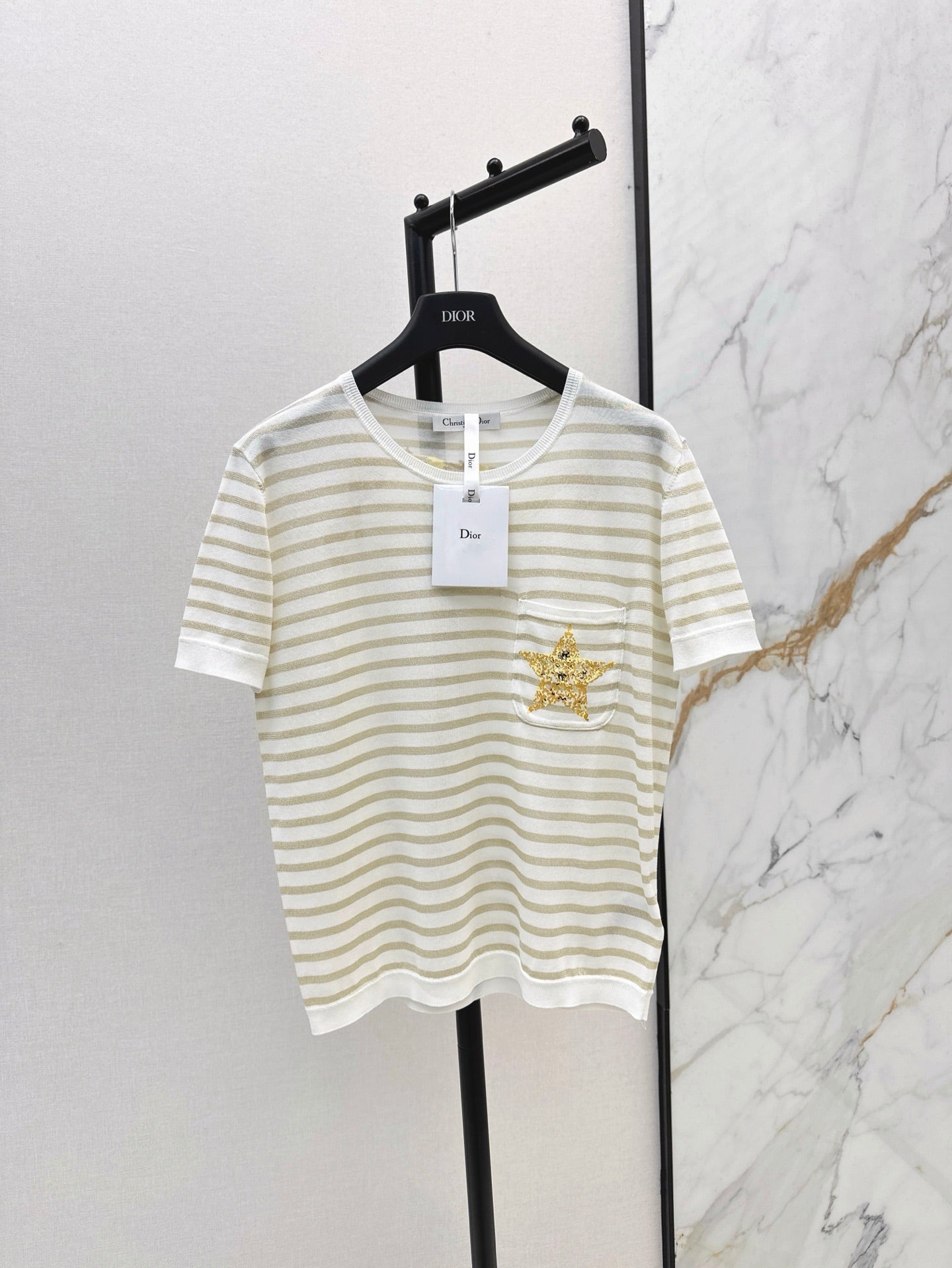 25ss embroidered t-shirt