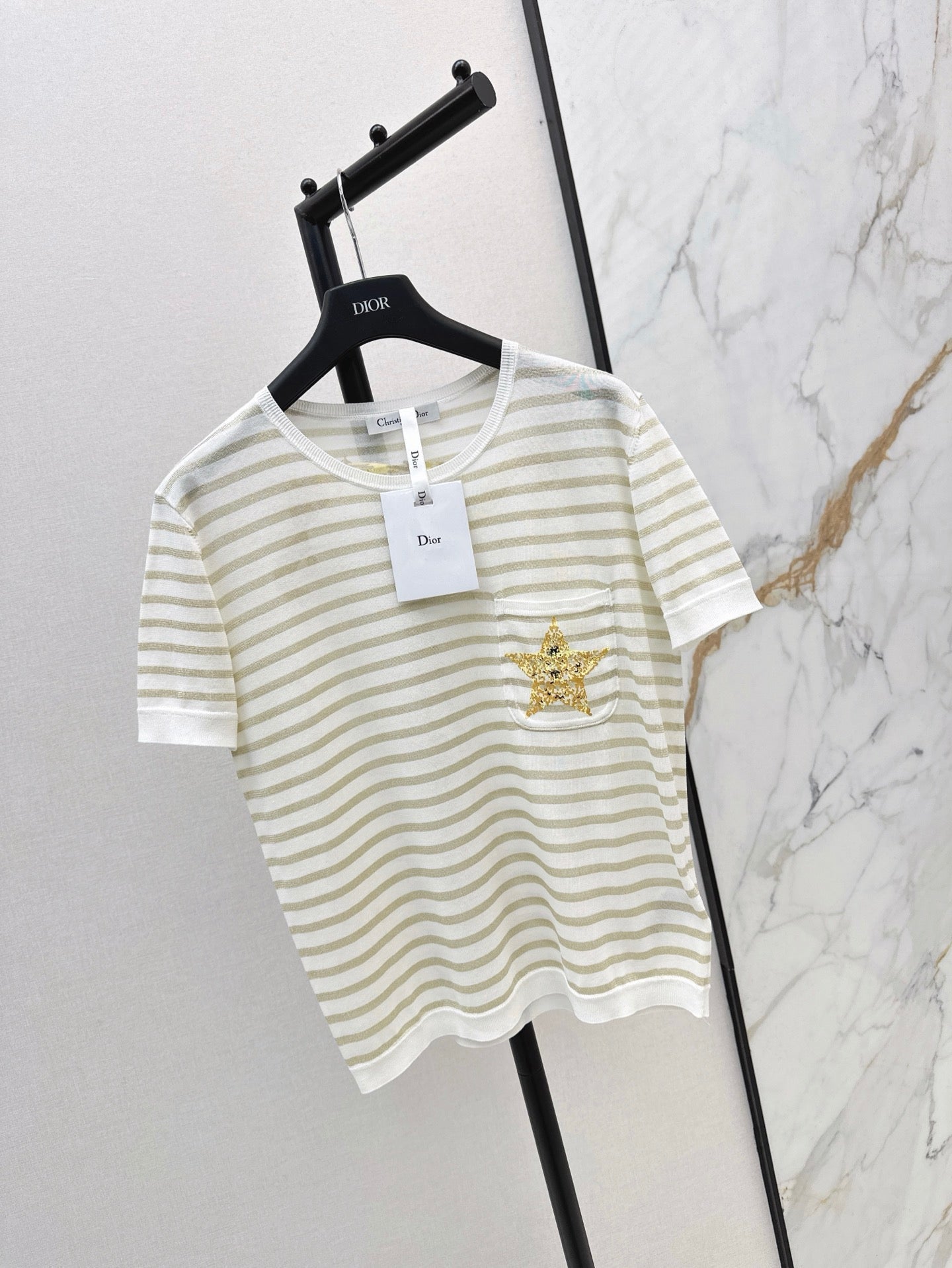 25ss embroidered t-shirt