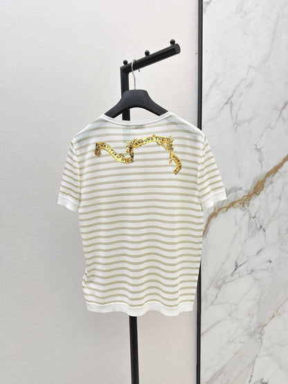 25ss embroidered t-shirt