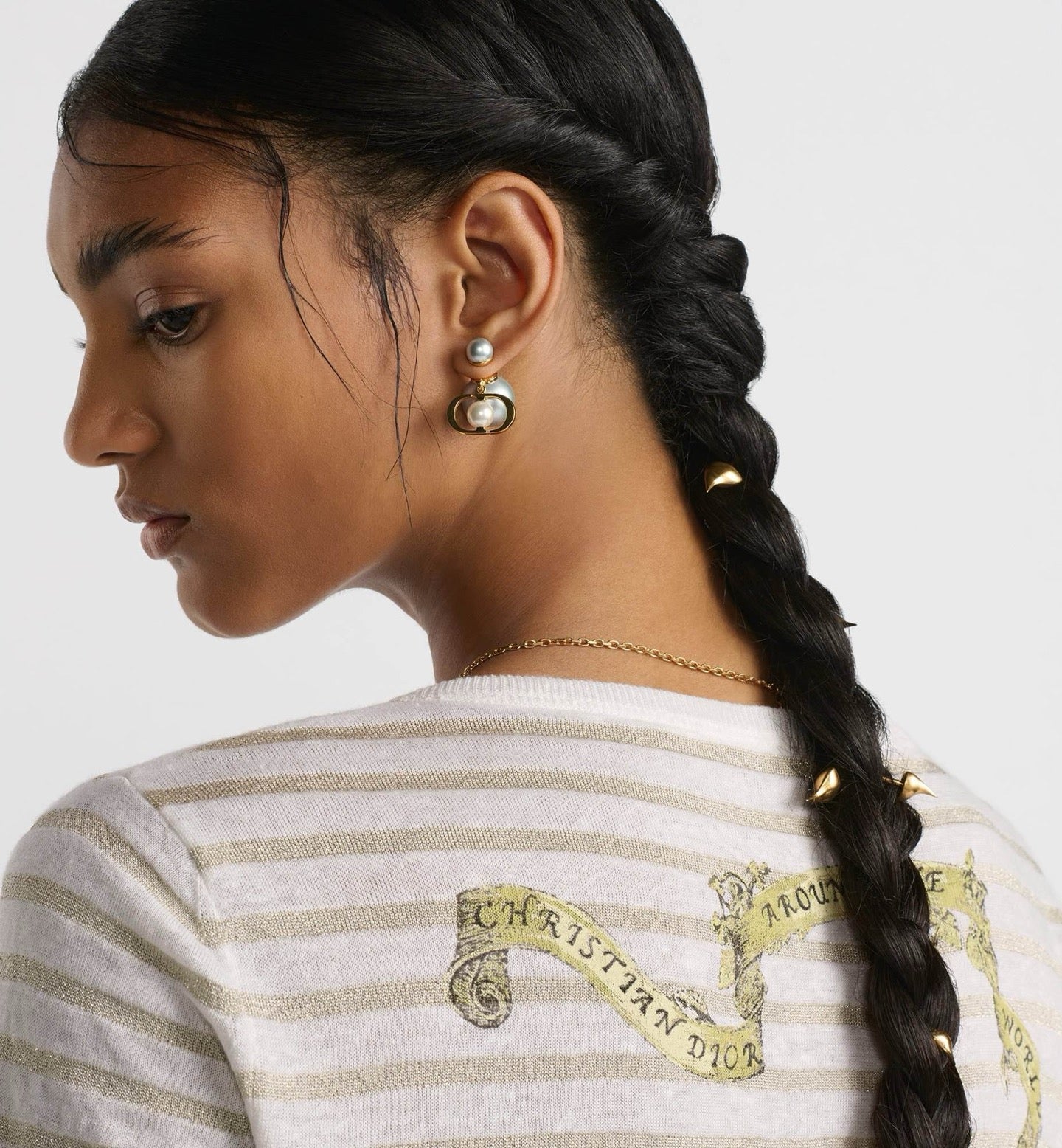 25ss embroidered t-shirt