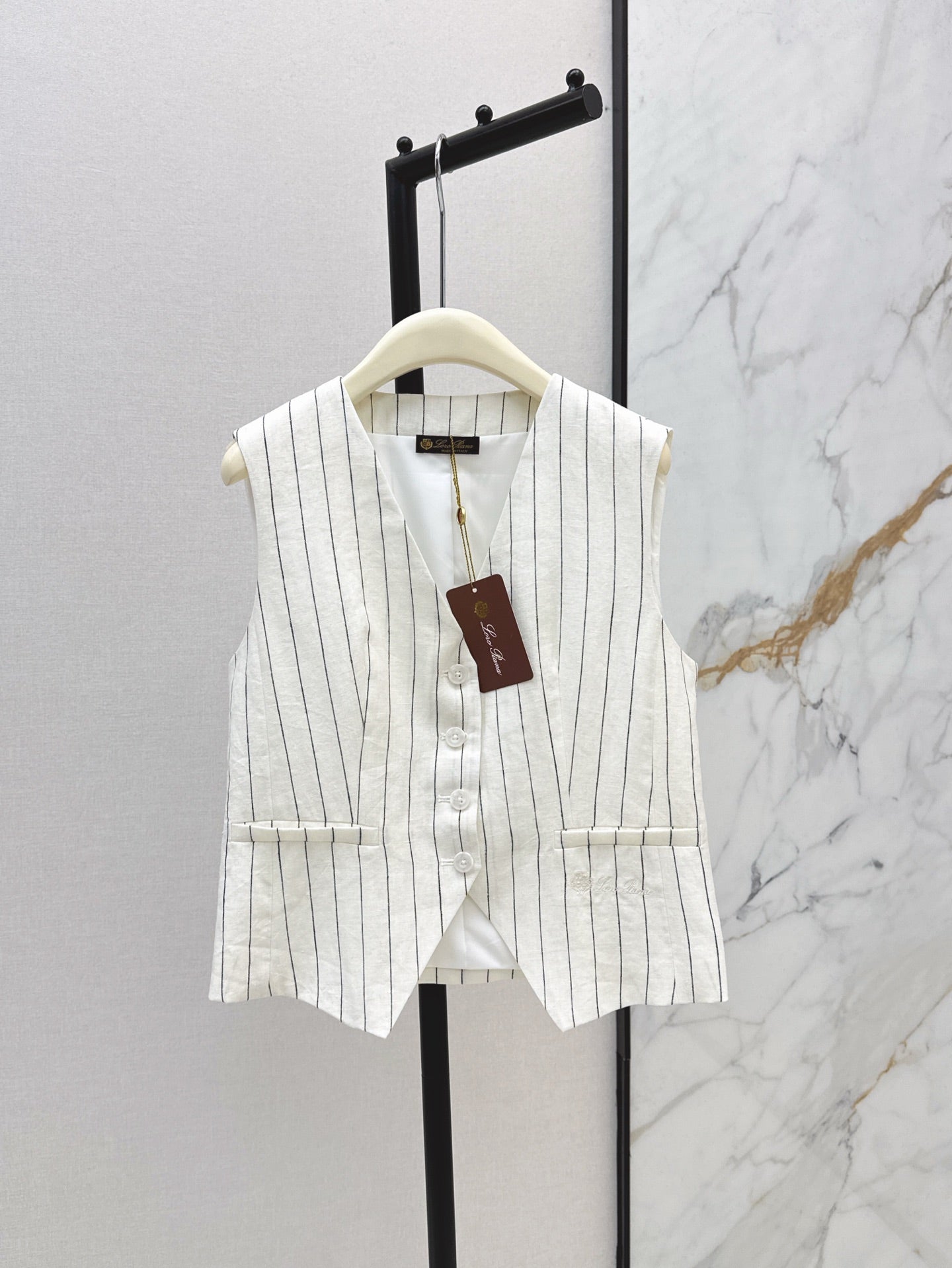 25ss linen vest