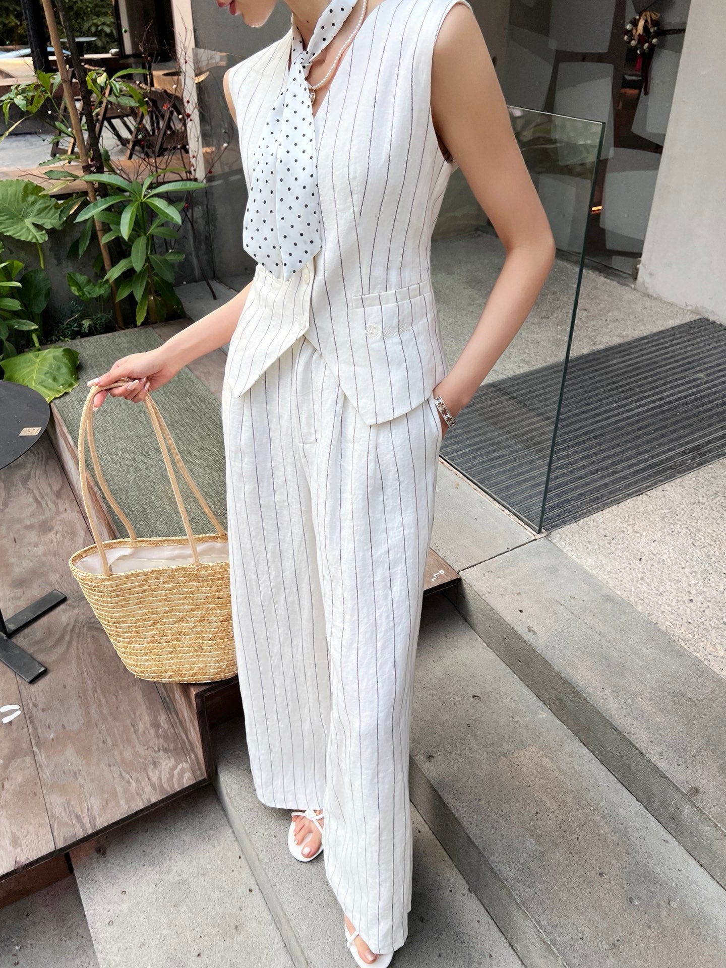 25ss striped pants