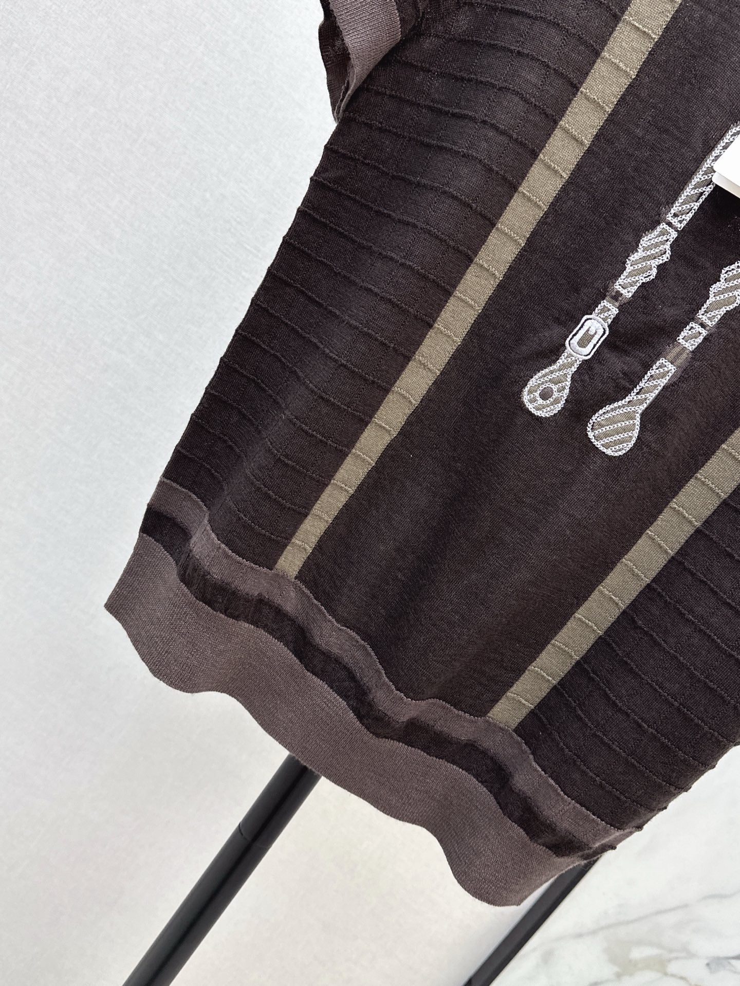 25ss jacquard knitted t-shirt