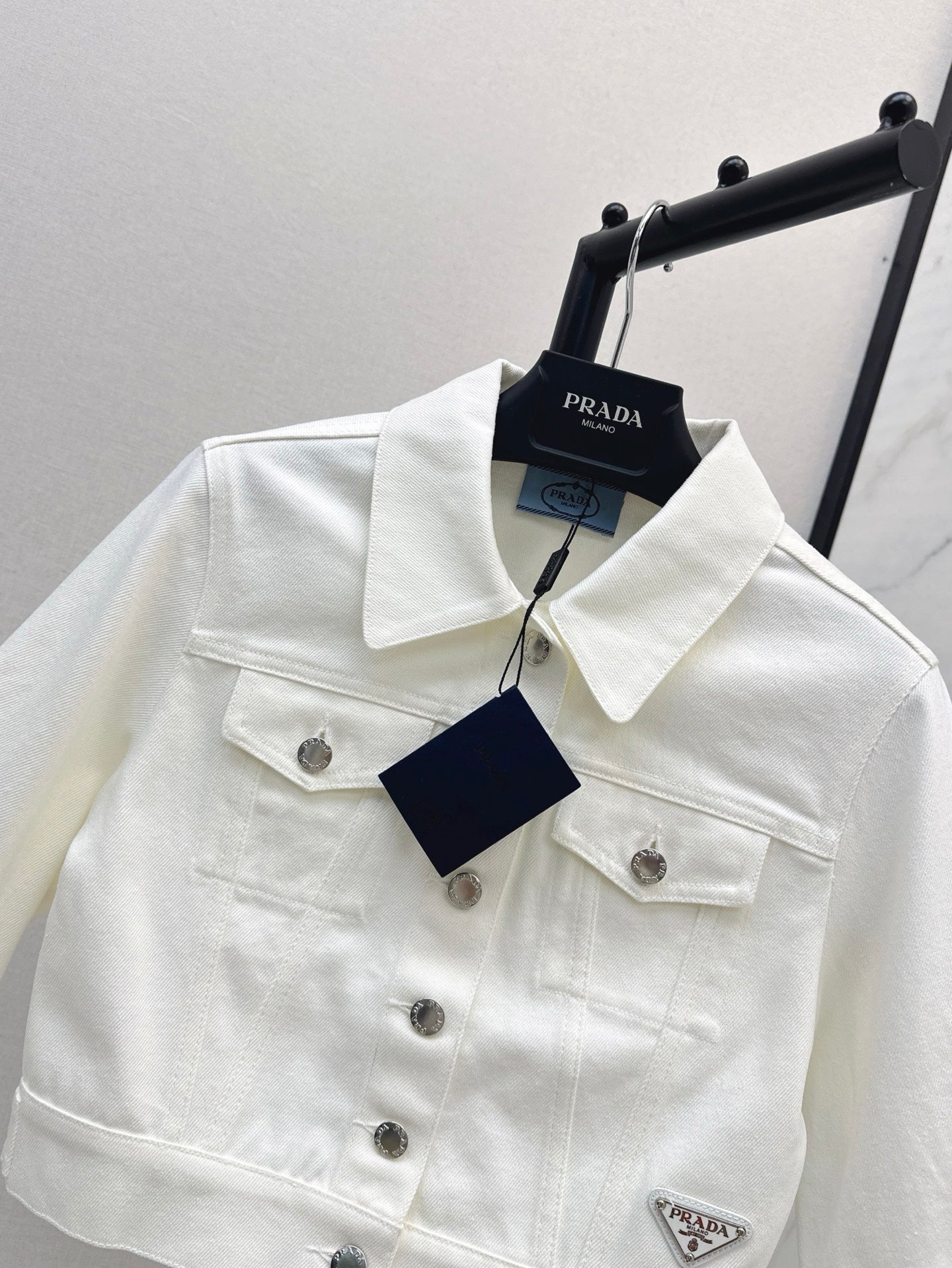 25SS DENIM CROP JACKET