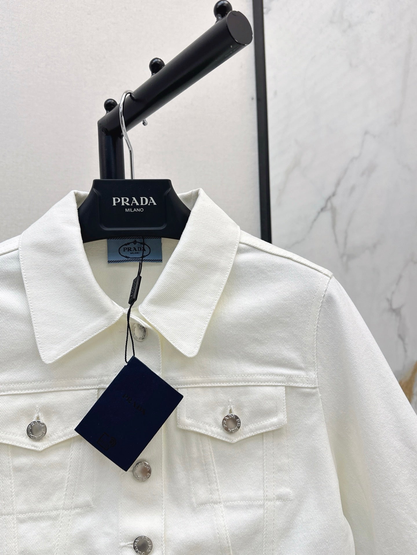 25SS DENIM CROP JACKET