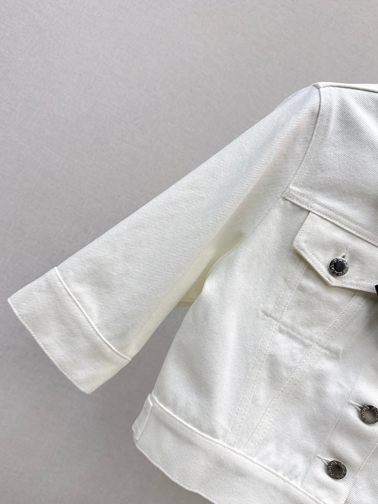 25SS DENIM CROP JACKET