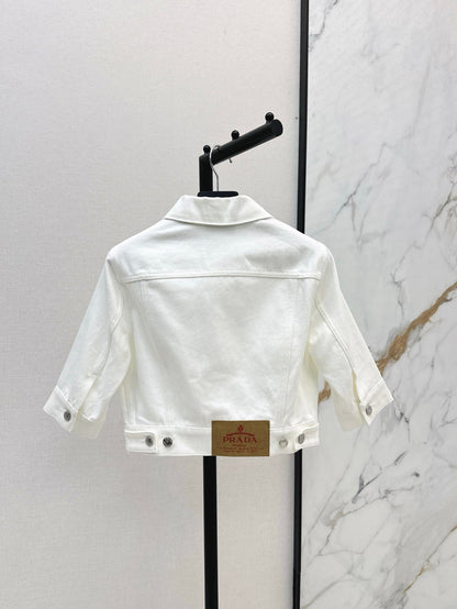 25SS DENIM CROP JACKET