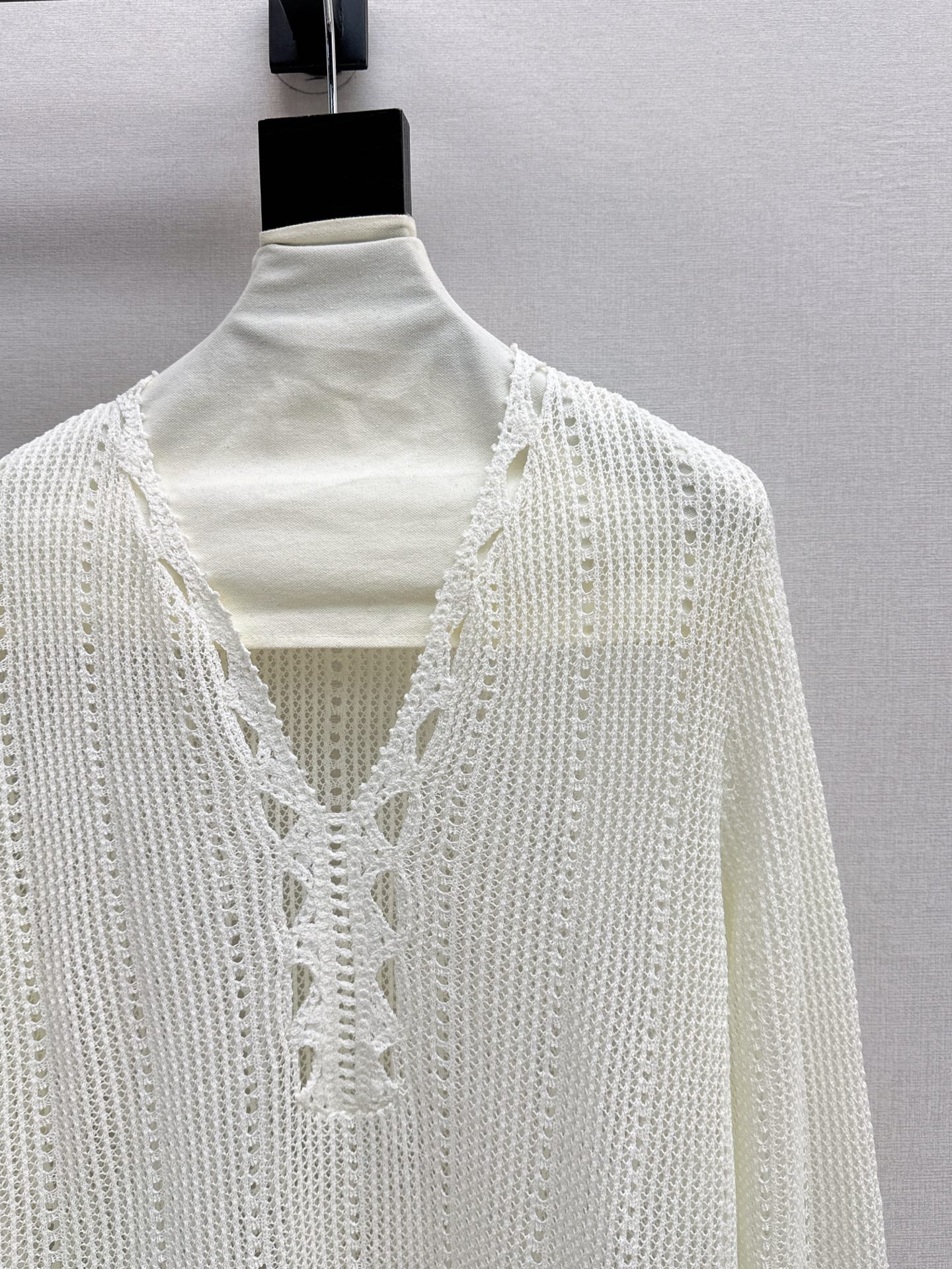 25ss hollow knitted shirt