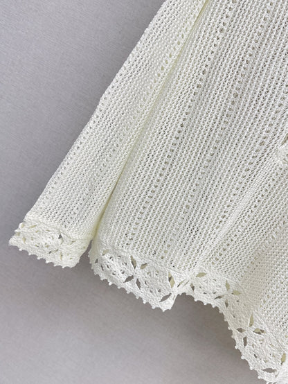 25ss hollow knitted shirt