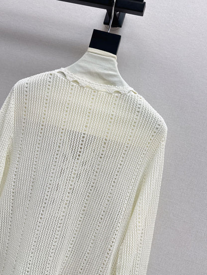 25ss hollow knitted shirt