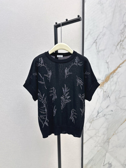 25ss beaded t-shirt